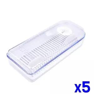 [콩심팥심]TBZ 투명 수저함 아크릴2호 x5개 수저꽂이 수저케이스