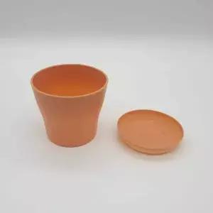 TBZ 칼라 플라스틱 미니화분 1개(색상랜덤)