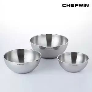[쉐프윈]쉐프윈 304STS MOON 믹싱볼 3종