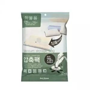[생활] 옷정리 압축팩 진공압축팩 지퍼형 수납 이불 의류 계절옷 진공팩 가방형