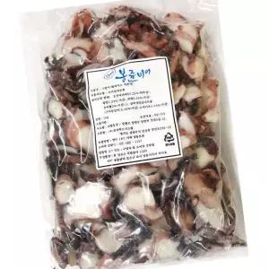 가문어 슬라이스 1K 6개 냉동 해산물 회 무침 업소용