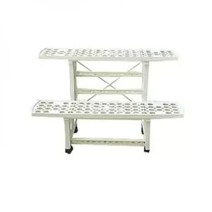 진열대 2단 이동식 화분 정리대 모던 인테리어 선반