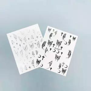 TBZ 네일아트 나비모양 손톱 스티커 테이프