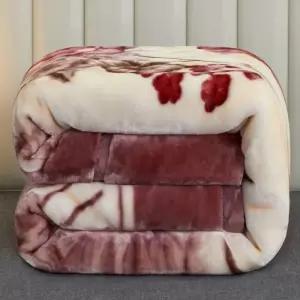 더블 두꺼운 담요 레이어 싱글 겨울 벨벳 이불 따뜻한 양털