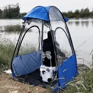 투명 낚시 텐트 방풍 야외용 낚시텐트 투명텐트 겨울 방수