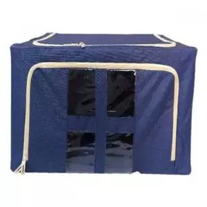 리빙박스 100L 대형 의류 이불 정리 보관함 폴딩 수납함