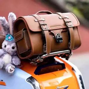 베스파 클래식 리어백 탑박스 레트로 테일백 가죽