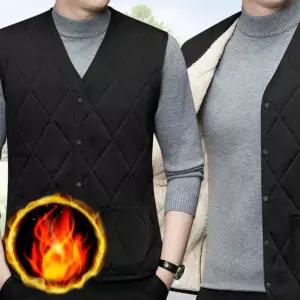 양털 남자 초경량 퀼팅 누빔 베스트 간절기 조끼