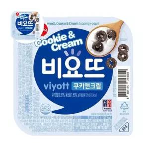 서울우유 비요뜨 쿠키앤크림 12입 131g