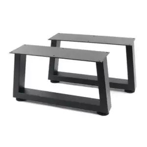 책상다리 철제 좌탁다리 사다리형 2개1조 400X250X450