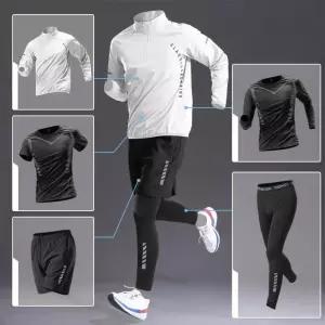 남자 조깅복 헬스복 마라톤 세트 운동복 상하의