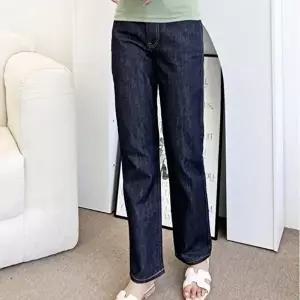데일리 여성 청바지 일자 생지 데님 팬츠 여자 청바지 (HSJ-WD36F50)