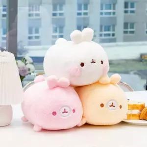 침실용 봉제인형 귀여운 토끼 얼굴 솜뭉치 25cm