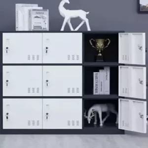 학교 사물함 철제 개인용 스틸 락커룸 보관함 관물대 학원 사무실용 헬스장