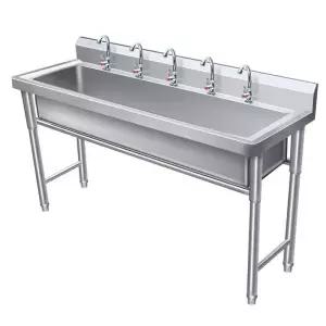 야외 싱크대 개수대 운동장 보조 스테인리스 주방 캠핑용 세척대 세면대 이동식