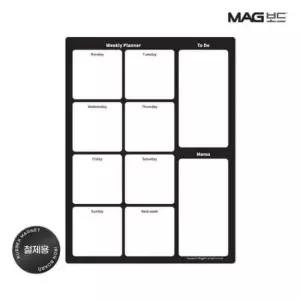 [문구/오피스] 마그보드 고무자석 위클리 플래너