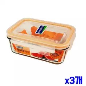 bns 직사각 내열 강화유리 밀폐용기 715ml x3개 주방용품