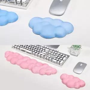클라우드 메모리폼 마우스패드 키보드 손목 보호대 사무용품
