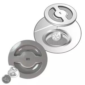 싱크덮개 세정제부착 씽크대파트너캡 배수구덮개