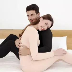 남녀공용 남녀 심리스 보온 내의 발열 내복 세트