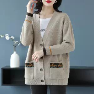 여성가디건 스웨터 가디건 코트 가을 빅사이즈 루즈핏 아우터 니트 상 심쿵직구
