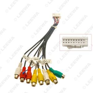 LEEWA 자동차 헤드 유닛 스테레오 와이어 하네스 키트 XY AUTO Android 솔루션 인터페이스와 호환 가능 #