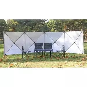 MOM 휴대용접이식 캠핑용 윈드스크린 차단 자외선 커튼 어닝 바람막이 캠핑용품 타프스크린 쉘터