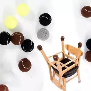 층간 소음 방지 용품 식탁 의자 발 캡 커버 4P 다리 아파트 식탁의 자발 매트 층간소