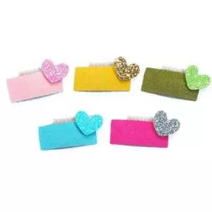 [반려] 머리핀 헤어핀 랜덤 애견 빗살핀 강아지 하트 X5개