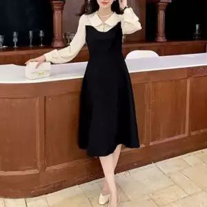 청순 스타일 미니 레이어드 레이스 A라인 미니원피스