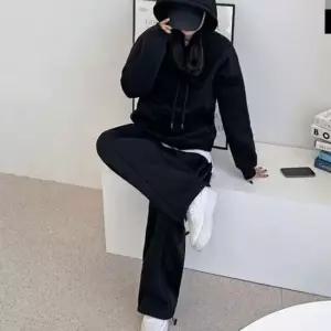 오버핏 여성 기모 후드 티 세트 조거 여성 기모 와이드