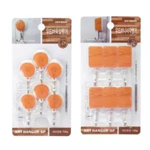 [JED] 바둑알 우드행거 선택 미니사각 18P