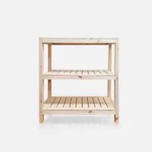 모듈선반 샤인빈 우드렉 3단선반80 DIY 원목 신발장