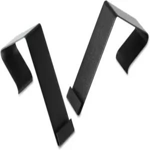 쿼텟 큐비클 파티션 행거 1.5인치 ~ 2.5인치 큐브 벽 매트릭스 블랙(MCH10) 장착