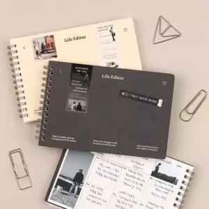 [문구] 6개월 만년형 플래너 1P 월간 주간 스케줄러 일정관리