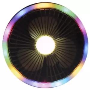 ( )레인보우 LED 캠핑팬 에어 서큘레이터 선풍기