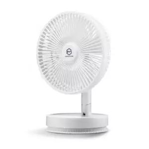 ( )접이식 휴대용 선풍기 자동회전 탁상용 무선 리모컨 USB 캠핑 사무실 여행 낚시