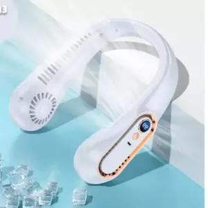 휴대용 넥풍기 미니 저소음 목선풍기 허리케인 6D 선풍기 목풍기