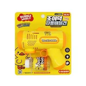 (제품선택 조이덕 자동 버블건)조이덕 비눗방울 자동 버블건 비누방울 총 어린이 버블머신