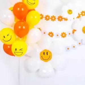 ( )생일 어린이날 파티장식 데이지플라워 가랜드 115cm