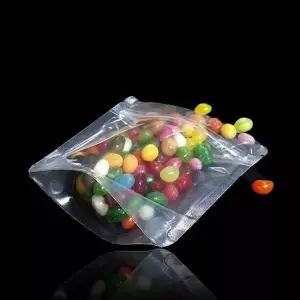 고급 가로 지퍼스탠드 PET봉투 20X19cm 밑8cm 300매 한약파우치