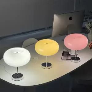 파스텔톤 도너츠 LED 스탠드 조명 인테리어 테이블 무드등 밝기 조절 스마트 리모컨