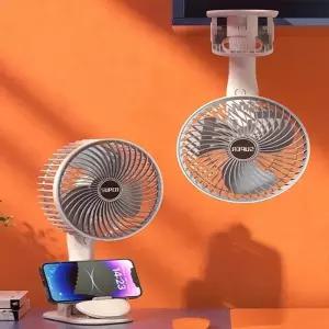 클립형 슈퍼 핸디스탠드 4IN1선풍기 C타입충전 탁상용 벽걸이 캠핑용 휴대용