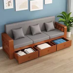 벤치형 원목 쇼파 수납 서랍장소파 보관함