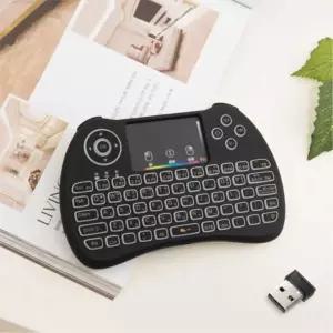 무선 미니키보드 터치패드 멀티 소형매트 2.4GHz 리시버 리모컨 스마트TV 게임