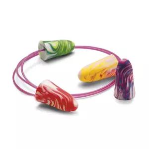 몰덱스 스파크 이어플러그 끈있음 100쌍청력보호구 이어 여행 공부 작업현장 산업 소음 일상생활 귀마개