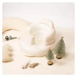 생활낙원 아가드 목받침 휴대용 아기 소프트 의자 1입