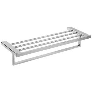 (GL)밍프랑 크롬 2단 선반형 수건걸이화장실 일자 이쁜 인테리어벽 세면대 선반 다기능 욕실악세사리 하부