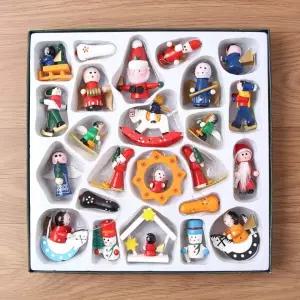 원목 크리스마스 트리 장식 오너먼트 크리스마스 장식 세트 성탄절 소품