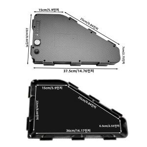 삼각형 배터리 케이스 80개 21700 셀 수용 36V 48V 52V 60V 72V 전기 자전거 박스 DIY 팩용
